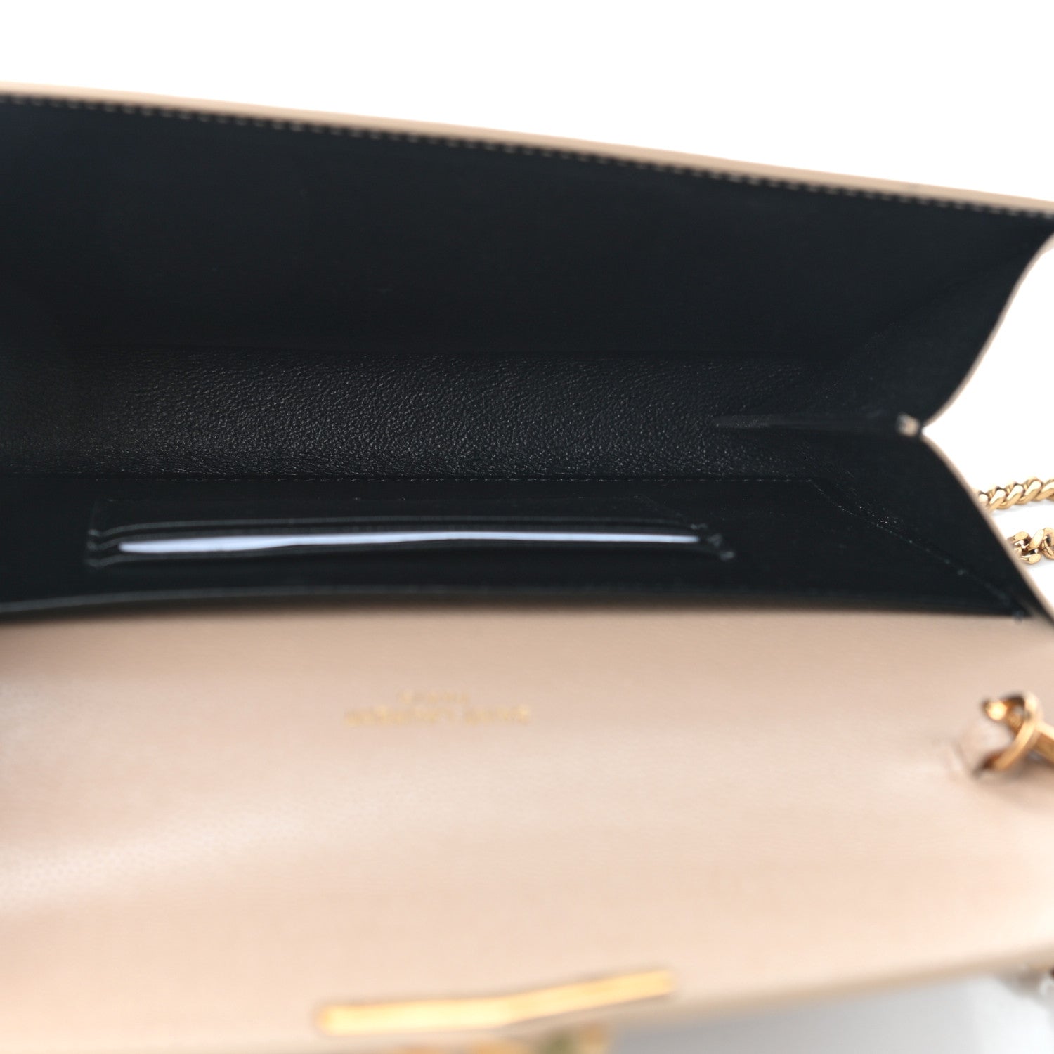 Saint Laurent Grain De Poudre Monogram Cassandra Clasp Bag Beige 5 of 8