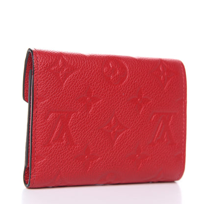 Louis Vuitton Empreinte Victorine Wallet Scarlet 3 of 8