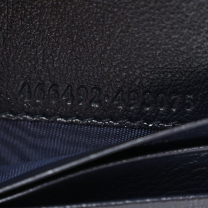 Gucci Monogram Multicolor Matelasse Diagonal GG Marmont Card Case Wallet Pink Blue 7 of 7