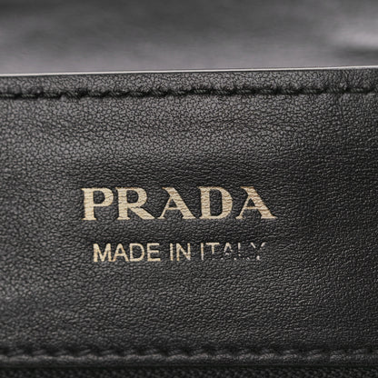 Prada City Calfskin Saffiano Cahier Top Handle Bag Black 6 of 10