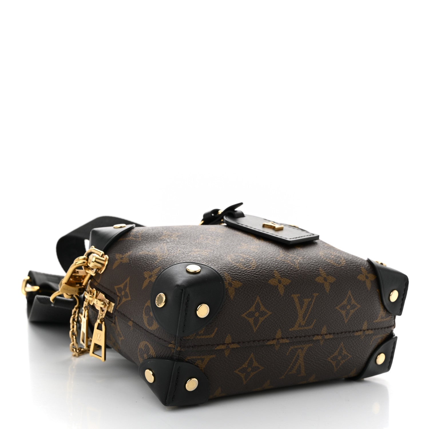 Louis Vuitton Monogram Petite Malle Souple Black 4 of 9
