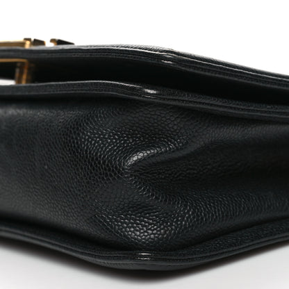 Chanel Caviar Quilted Medium Boy Flap Black 10 of 13