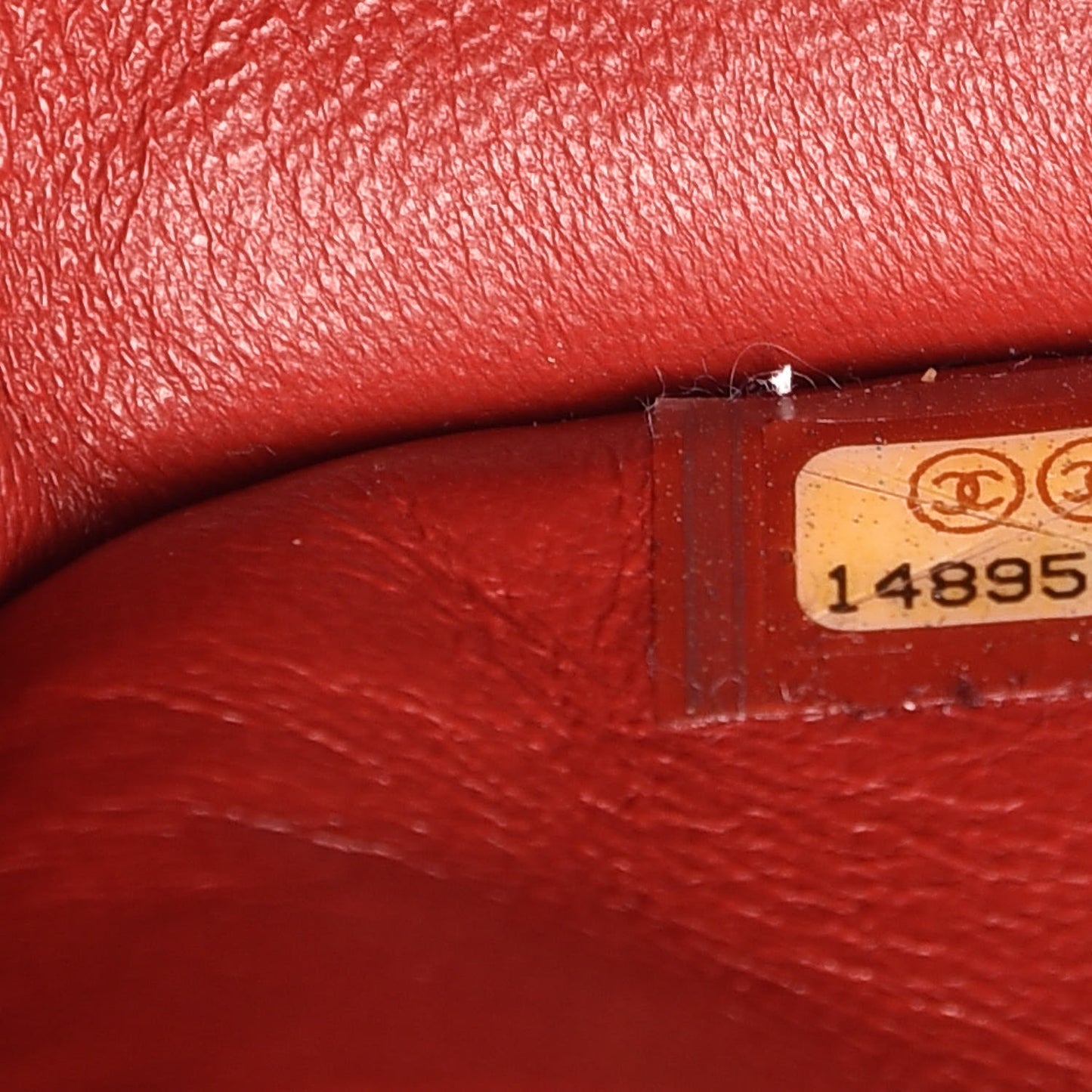 Caviar Quilted Jumbo Double Flap Red