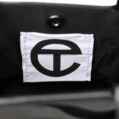 Telfar Patent Vegan Leather Small Shopping Bag Black Rainbow 6 of 10