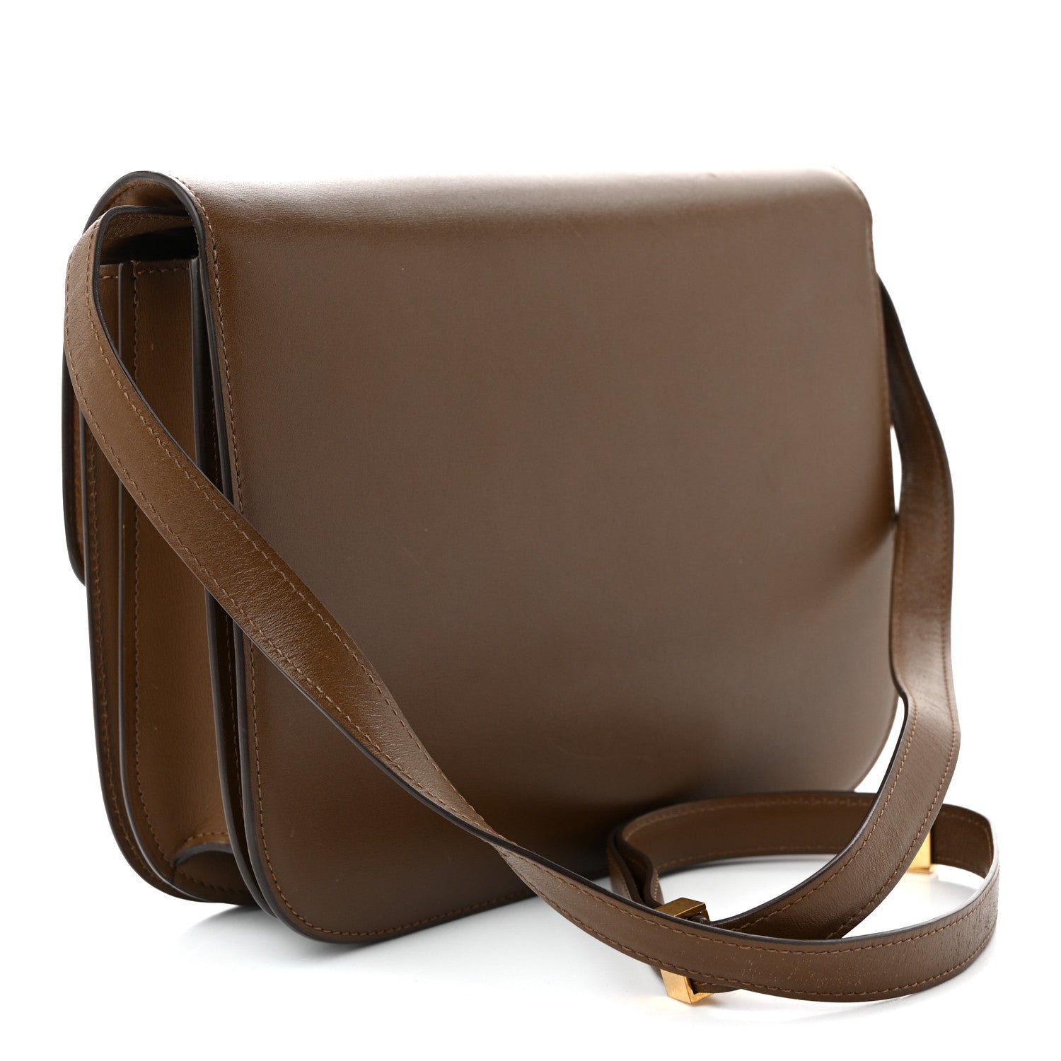 Celine Box Calfskin Medium Classic Box Flap Bag Camel 3 of 11