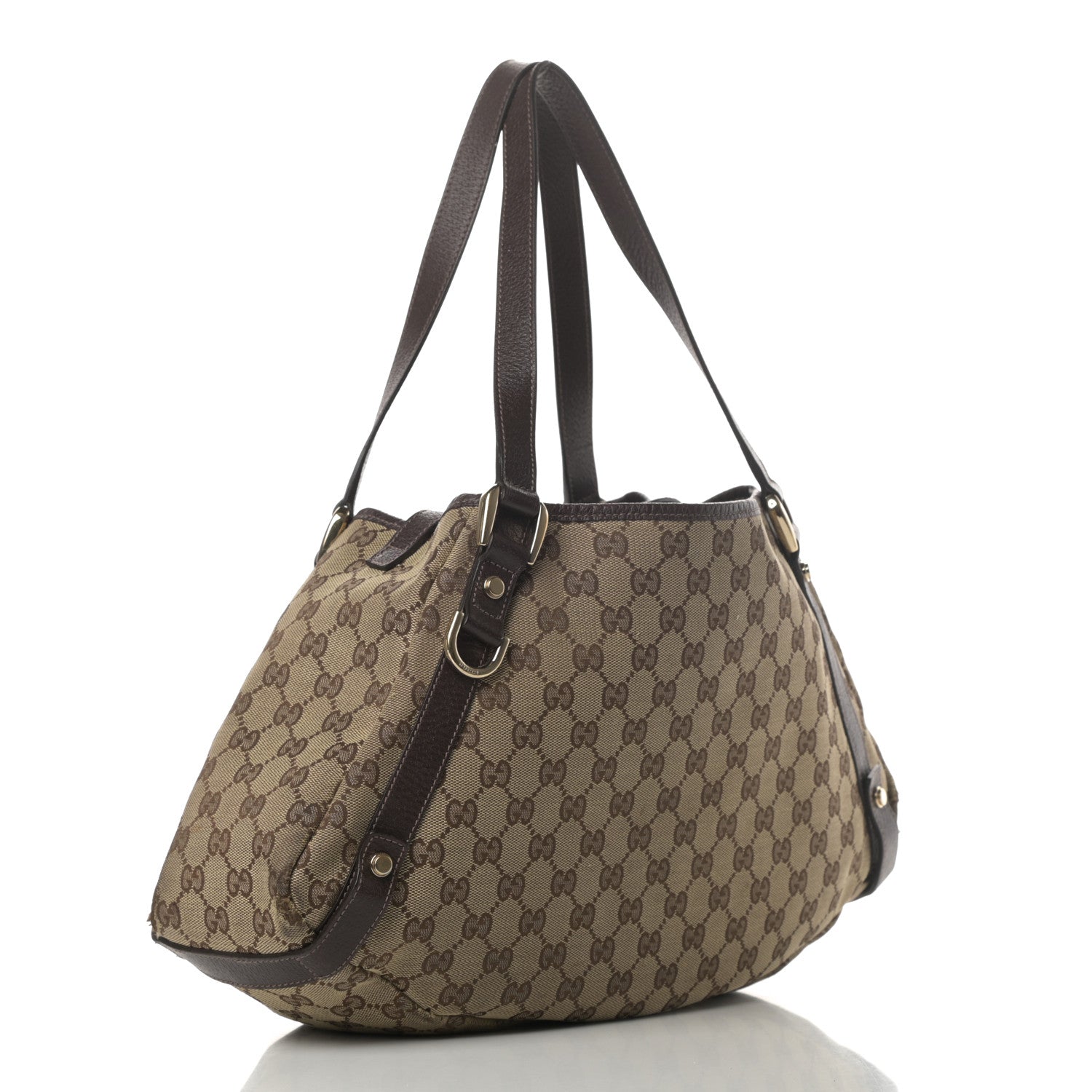 Gucci Monogram Medium Abbey Shoulder Bag Dark Brown 3 of 15