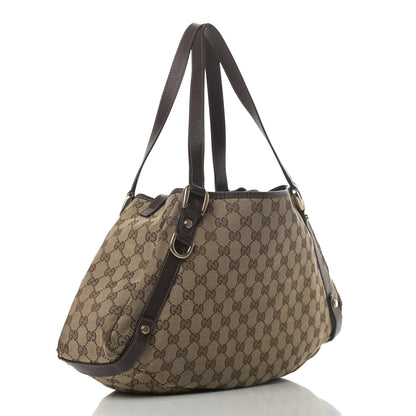 Gucci Monogram Medium Abbey Shoulder Bag Dark Brown 3 of 15