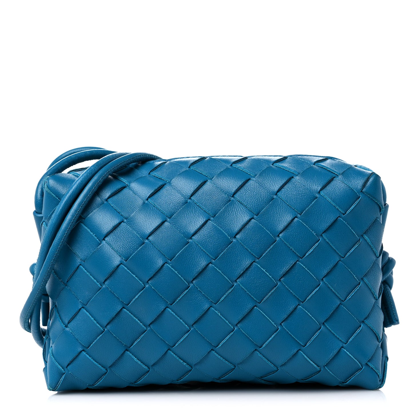 Nappa Intrecciato Mini Loop Camera Bag Blueprint
