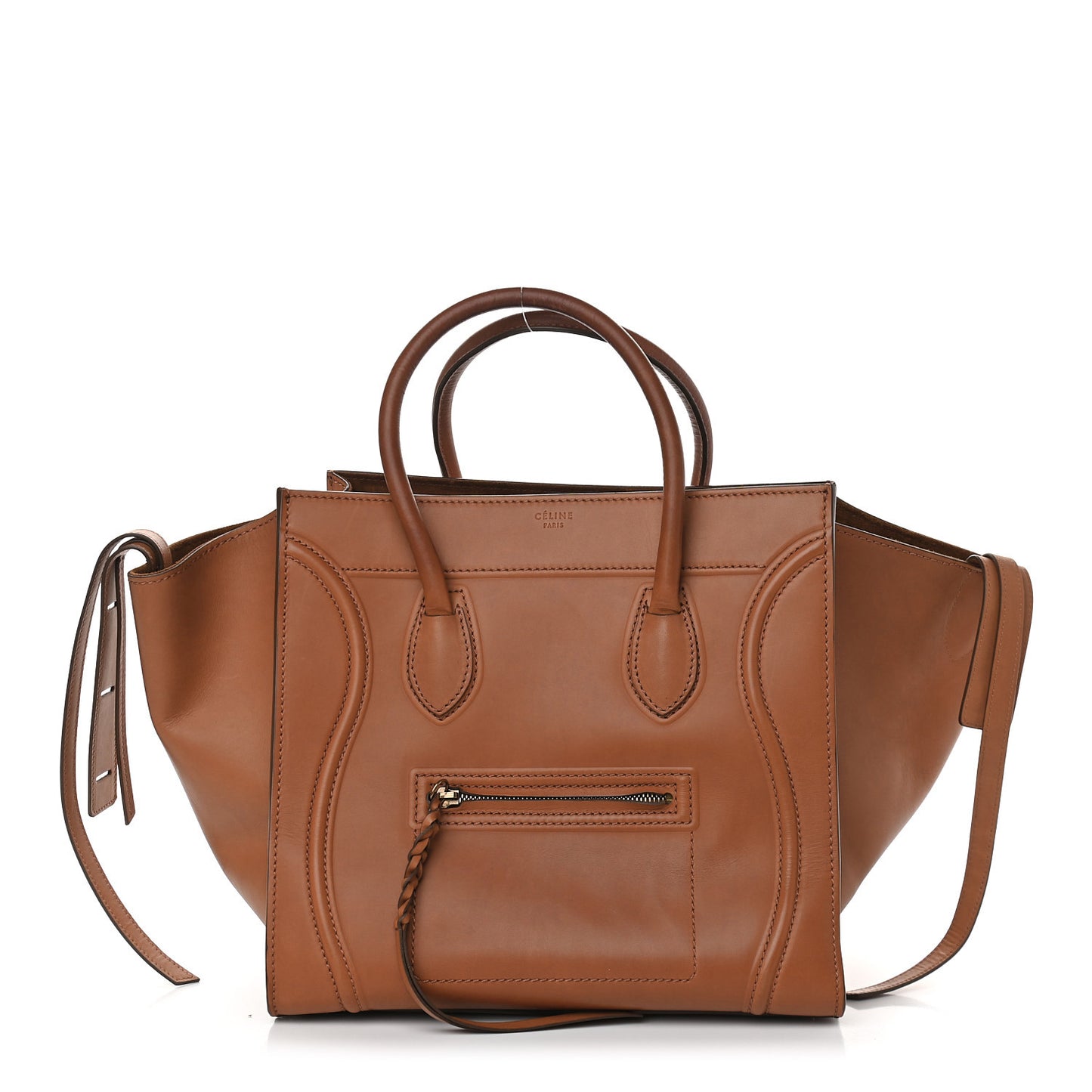 Natural Calfskin Medium Phantom Luggage Brick