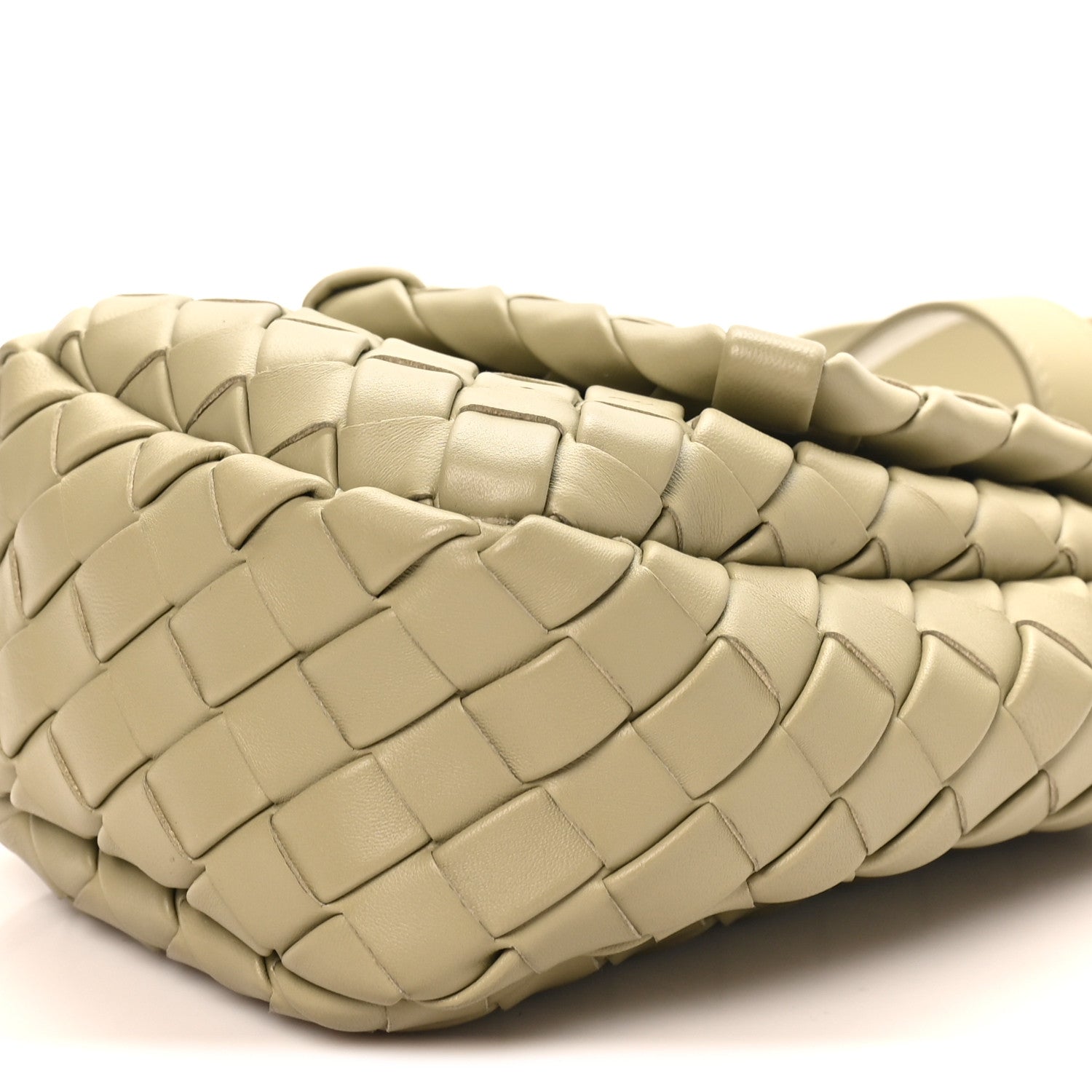 Bottega Veneta Nappa Intrecciato Mini Vertical Cobble Shoulder Bag Travertine 9 of 9