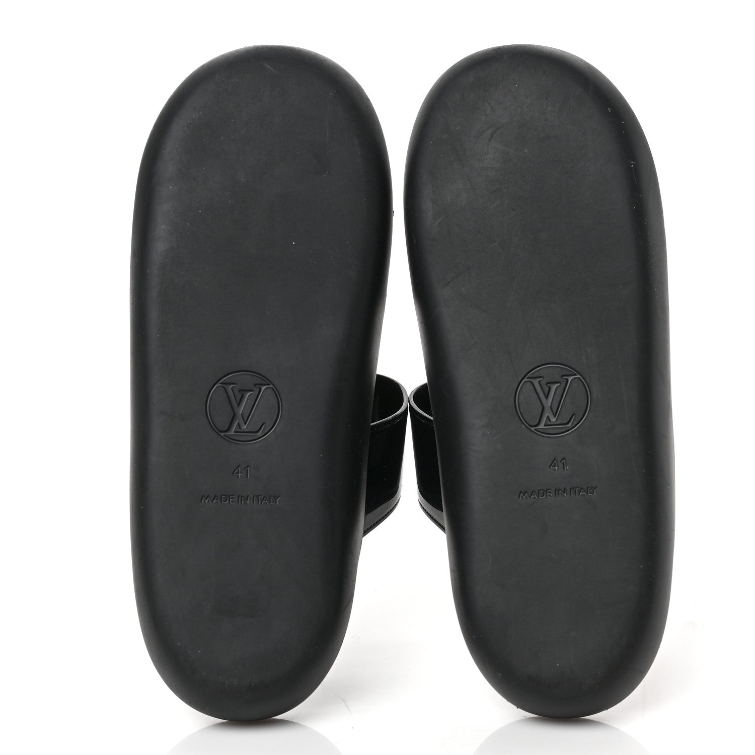 Louis Vuitton Monogram Sunbath Flat Mule Sandals 41 Black 5 of 7