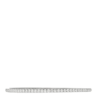 Parker & West by FASHIONPHILE 18K White Gold Diamond 3.00ct Bangle Bracelet 1 of 7