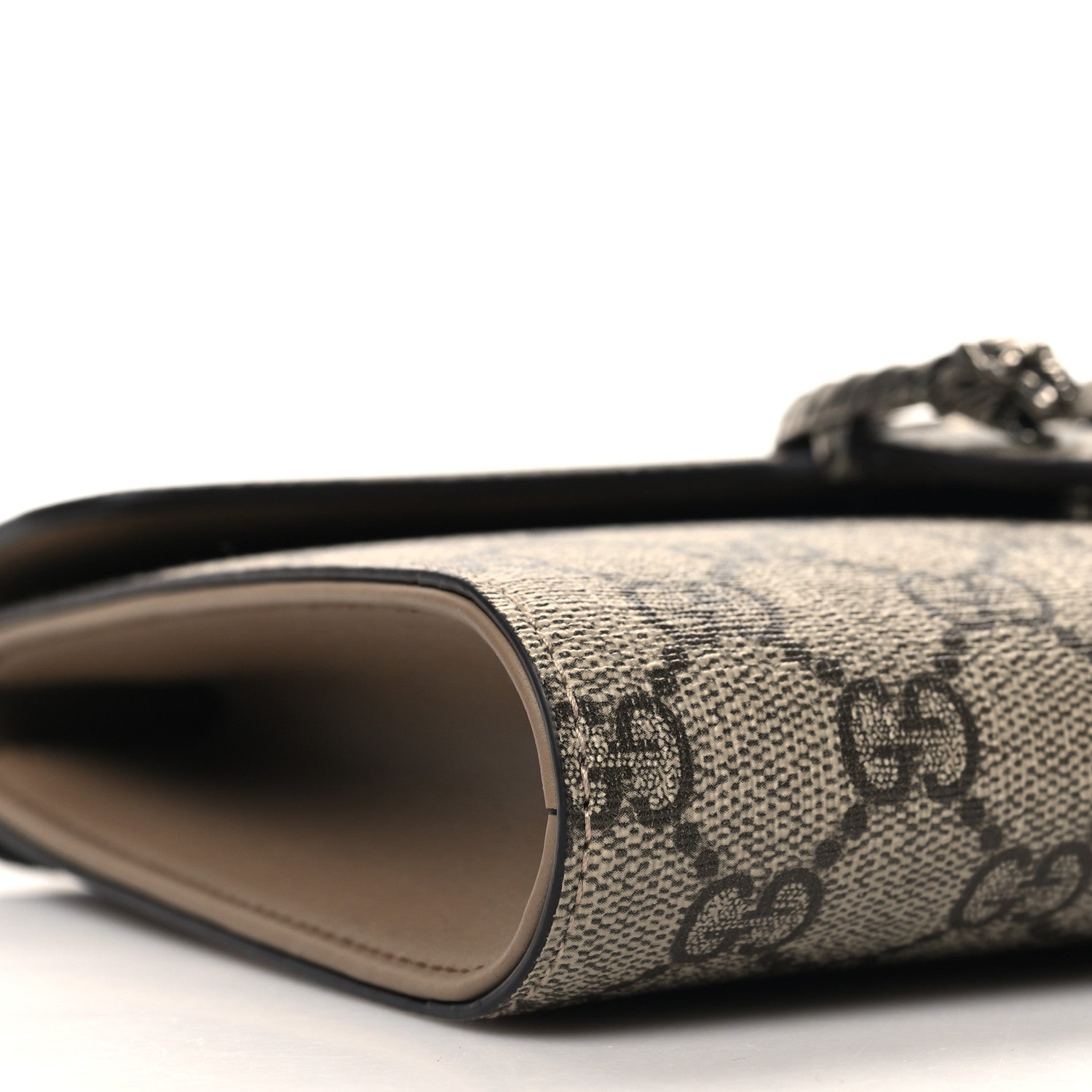 Gucci GG Supreme Monogram Dionysus Clutch Taupe 9 of 11