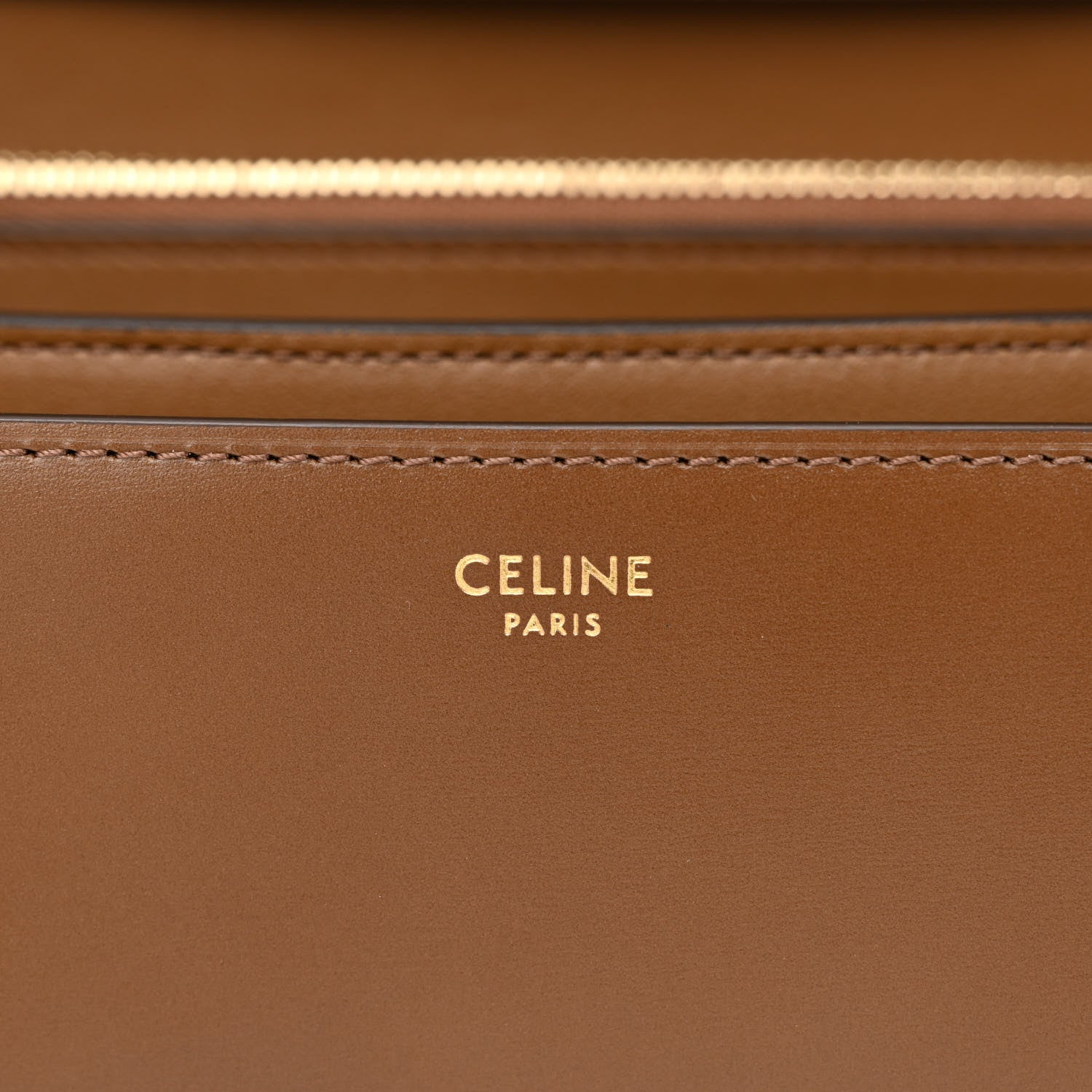 Celine Box Calfskin Medium Classic Box Flap Bag Camel 6 of 11