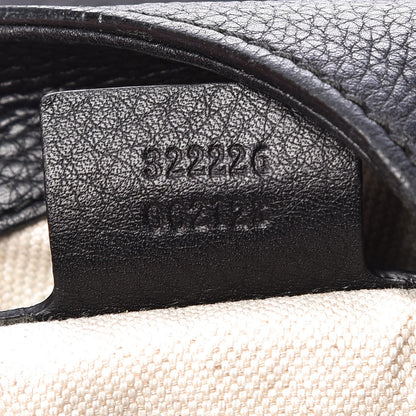 Gucci Pebbled Calfskin Medium Emily Hobo Black 9 of 15
