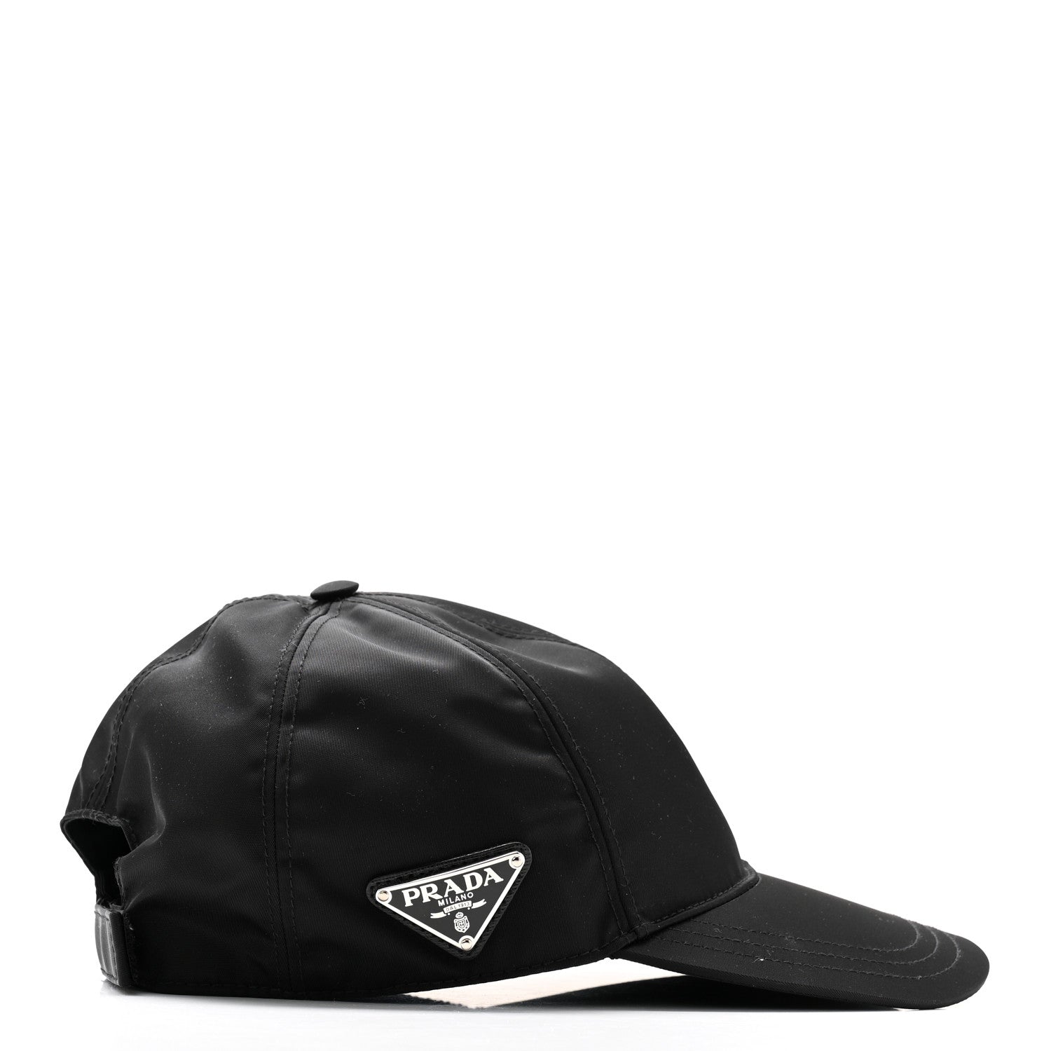 Prada Tessuto Nylon Logo Baseball Cap M Black 5 of 9