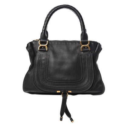 Chloe Calfskin Medium Marcie Satchel Black 1 of 10