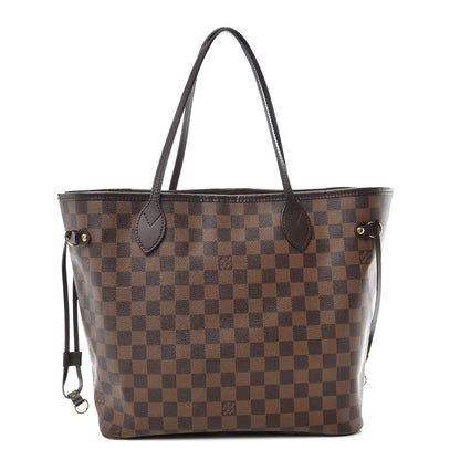 Louis Vuitton Damier Ebene Neo Neverfull MM Rose Ballerine 1 of 16