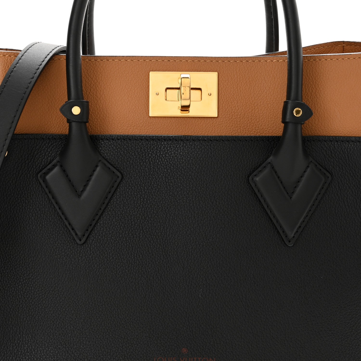 Louis Vuitton Calfskin Monogram On My Side Black 7 of 10