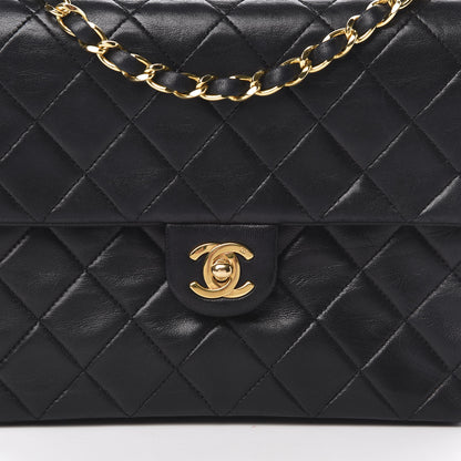 Chanel Lambskin Quilted Mini Square Flap Black 9 of 15