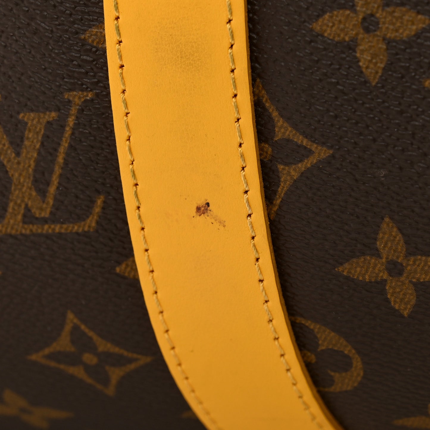 Monogram Keepall Bandouliere 50 Jaune Mat