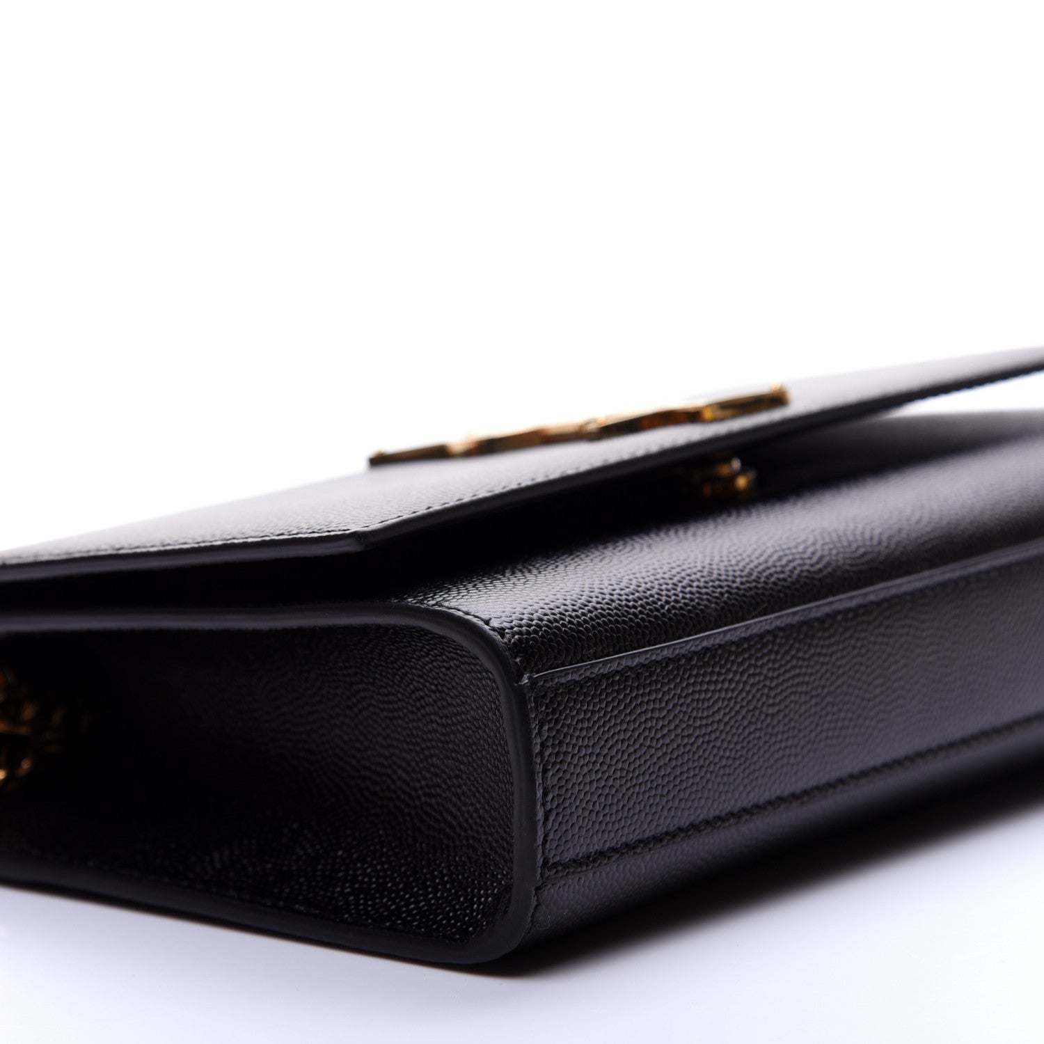 Saint Laurent Grain De Poudre Small Monogram Kate Satchel Black 6 of 10