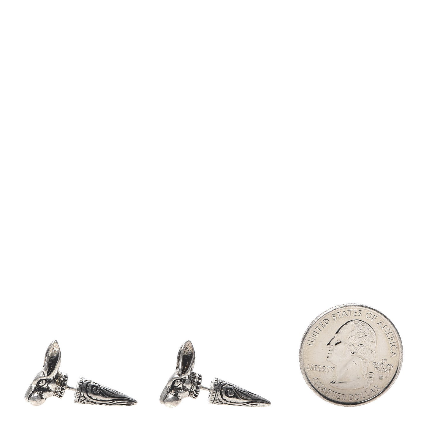 Sterling Silver Anger Forest Rabbit Earrings
