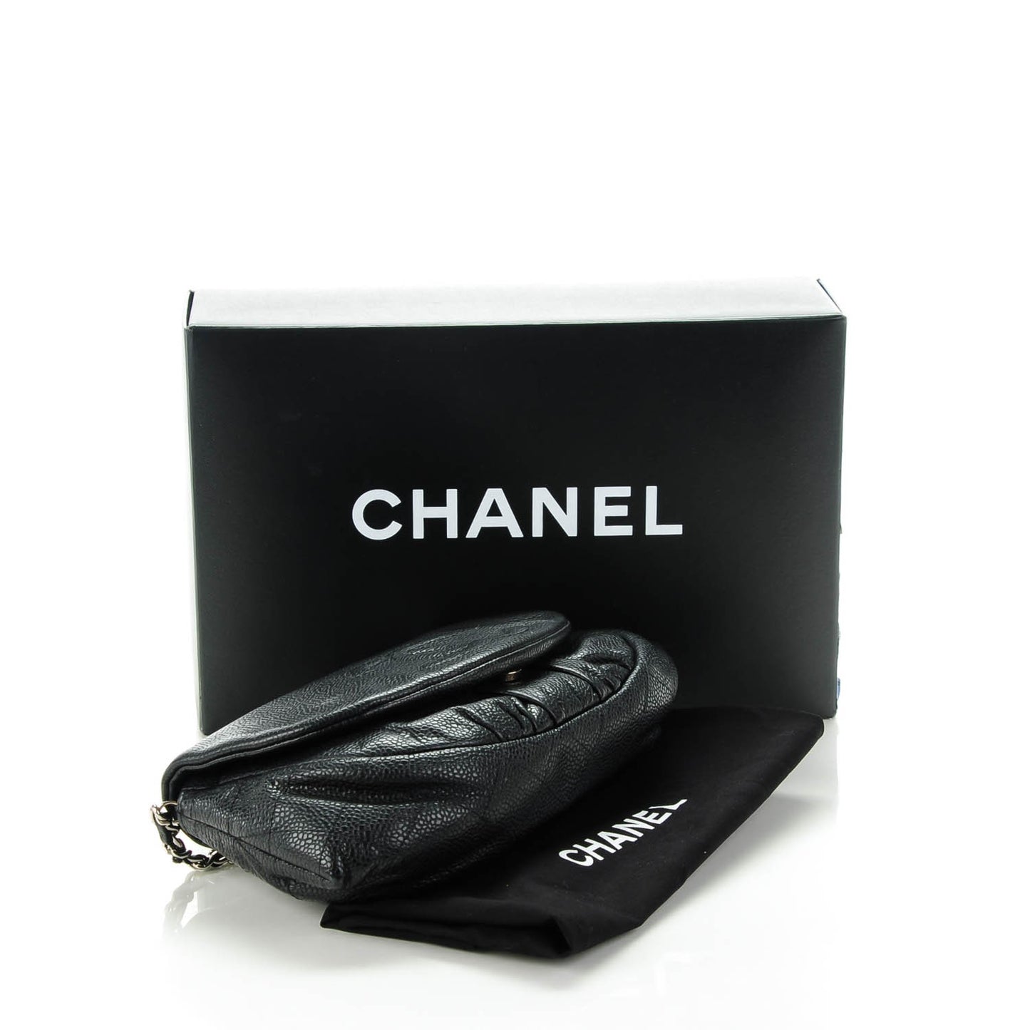 Caviar Half Moon Wallet On Chain WOC Black