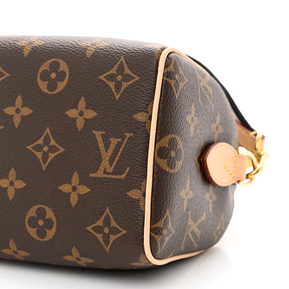 Louis Vuitton Monogram Speedy Bandouliere 20 Black 9 of 9