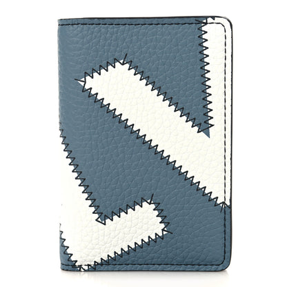Louis Vuitton Taurillon Monogram Pocket Organizer NM Lime 1 of 7
