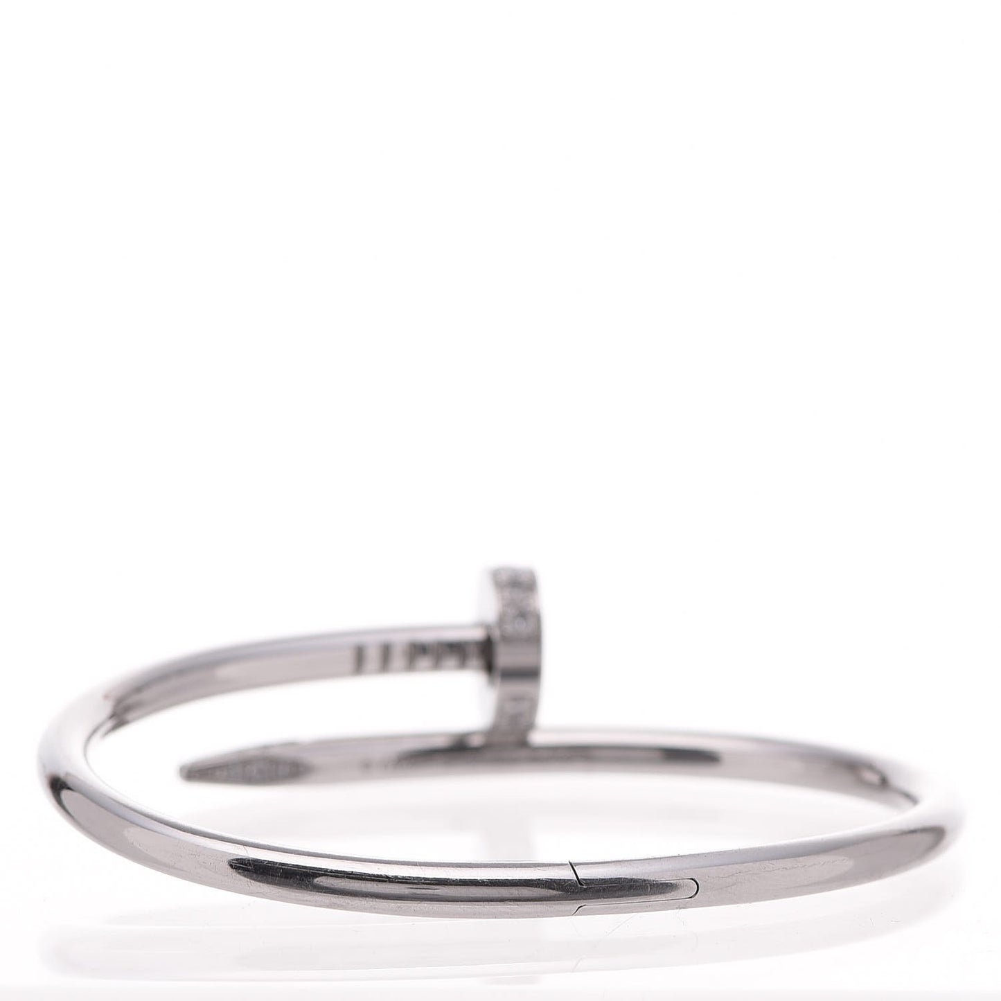 18K White Gold Diamond Juste Un Clou Bracelet 15