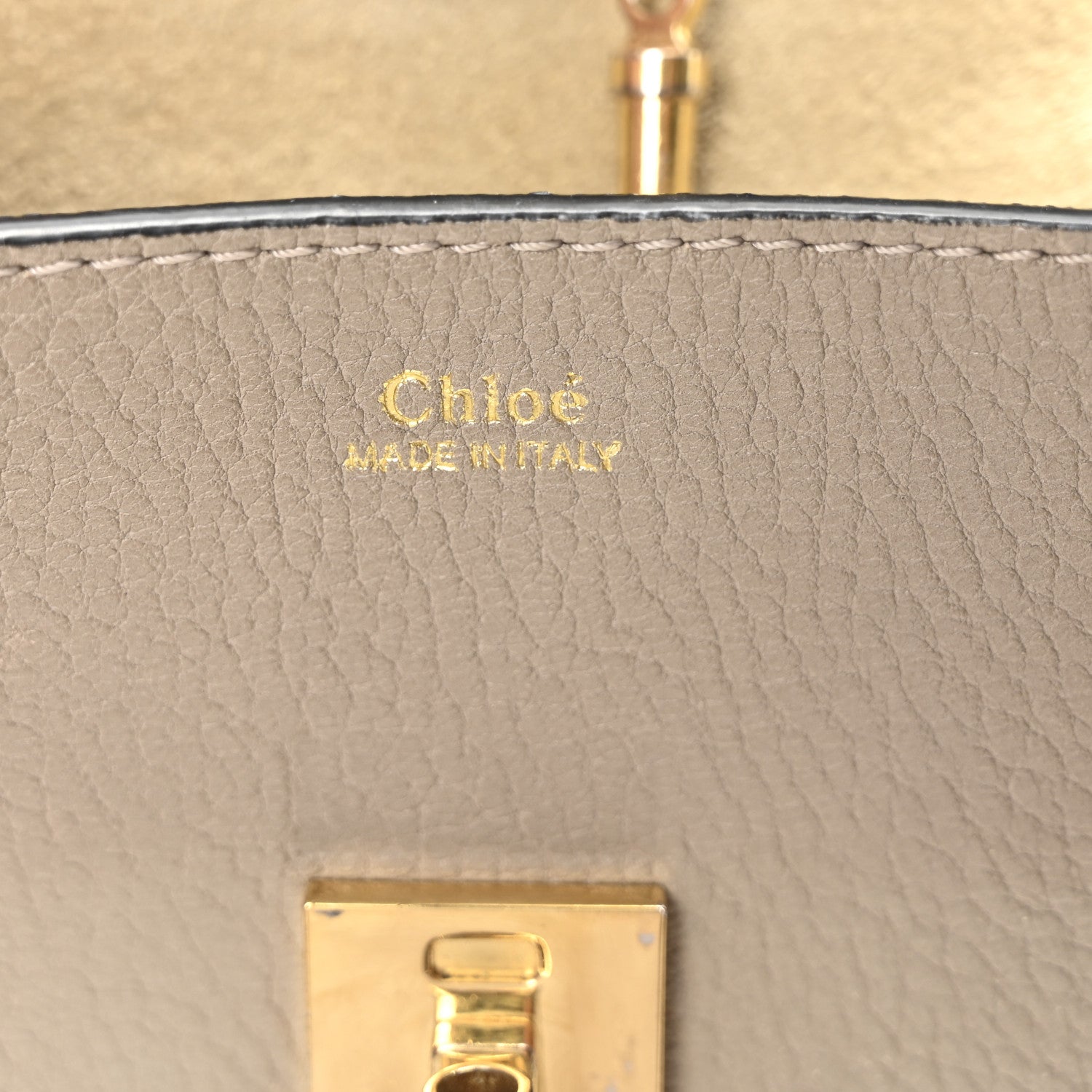Chloe Grained Lambskin Mini Drew Shoulder Bag Motty Grey 6 of 9