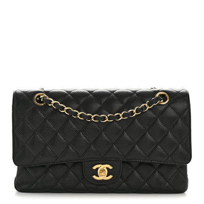 Chanel Caviar Quilted Medium Double Flap Black 1 of 14