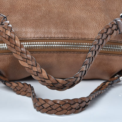Gucci Calfskin Large Bamboo Bar Shoulder Bag Light Brown 8 of 14