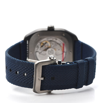 Hermes DLC Coated Titanium Nylon 39mm H08 Automatic Watch Bleu Abysse 3 of 5