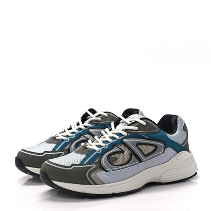 Christian Dior Technical Mesh Calfskin B30 Sneakers 39 White Blue 3 of 7