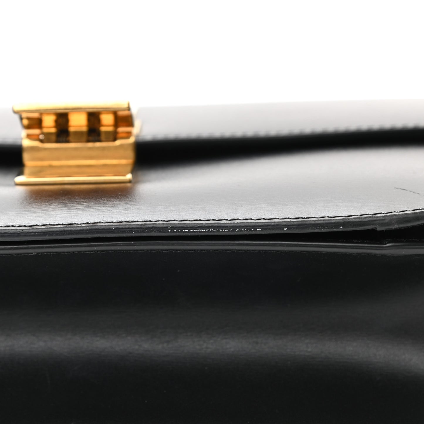 Box Calfskin Medium Classic Box Flap Black