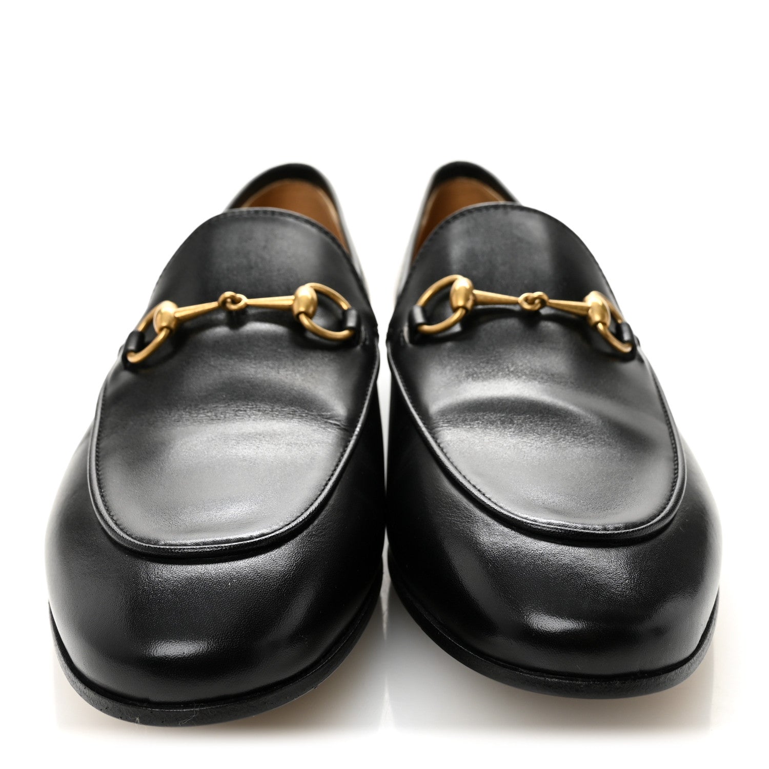 Gucci Calfskin Womens Jordaan Loafers 39 Black 2 of 10