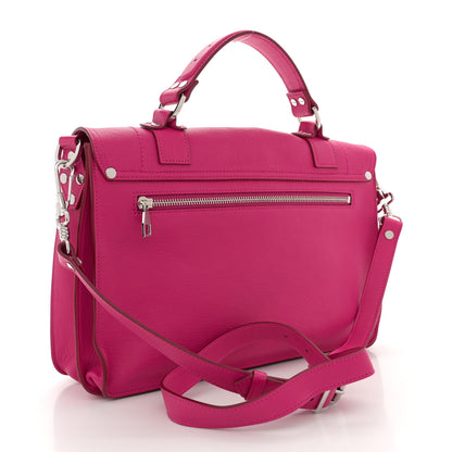 Proenza Schouler Lambskin Medium PS1 Satchel Fuchsia 3 of 15