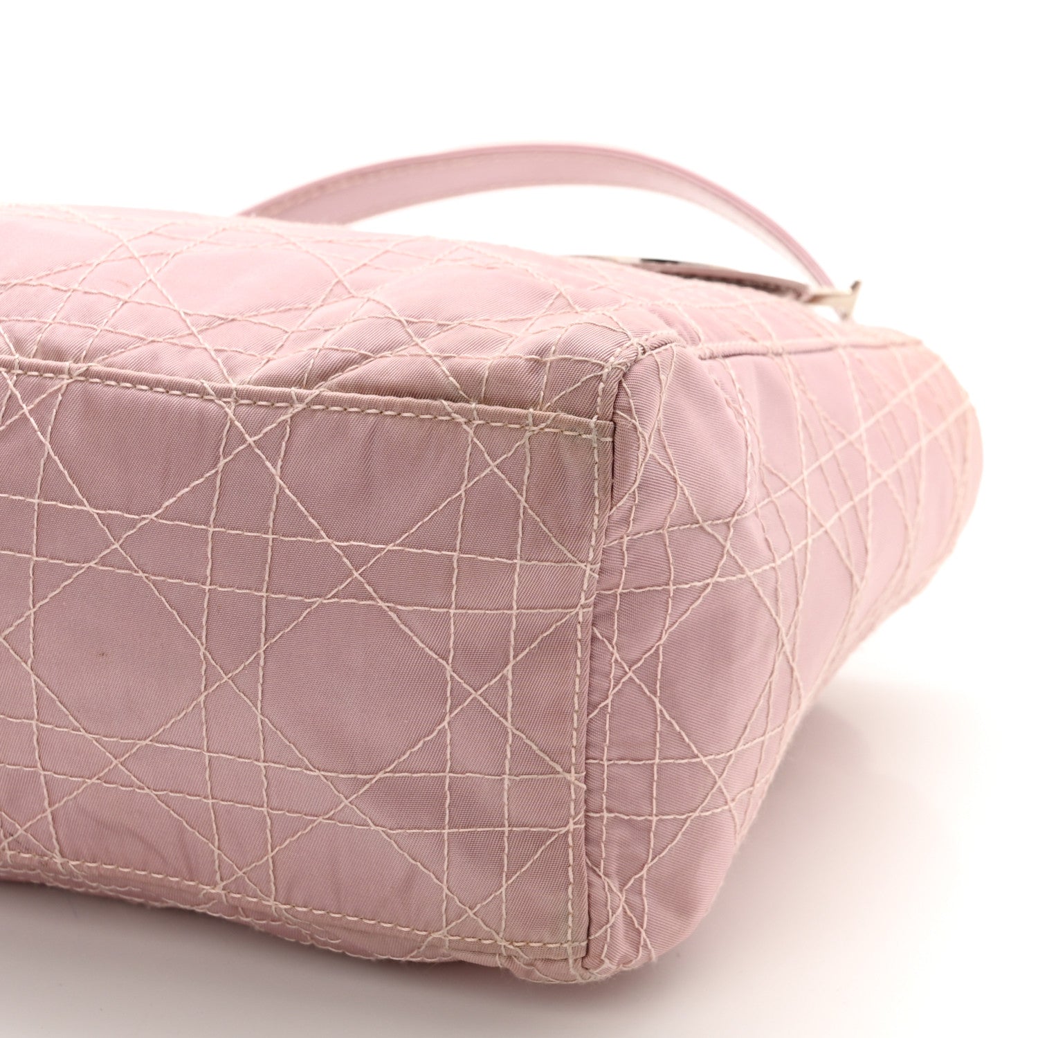 Christian Dior Lucite Nylon Cannage Medium Lady Dior Pink 10 of 10