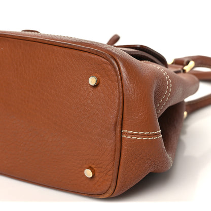 Loro Piana Odessa Calfskin Mini Globe Shoulder Bag Brown 9 of 9