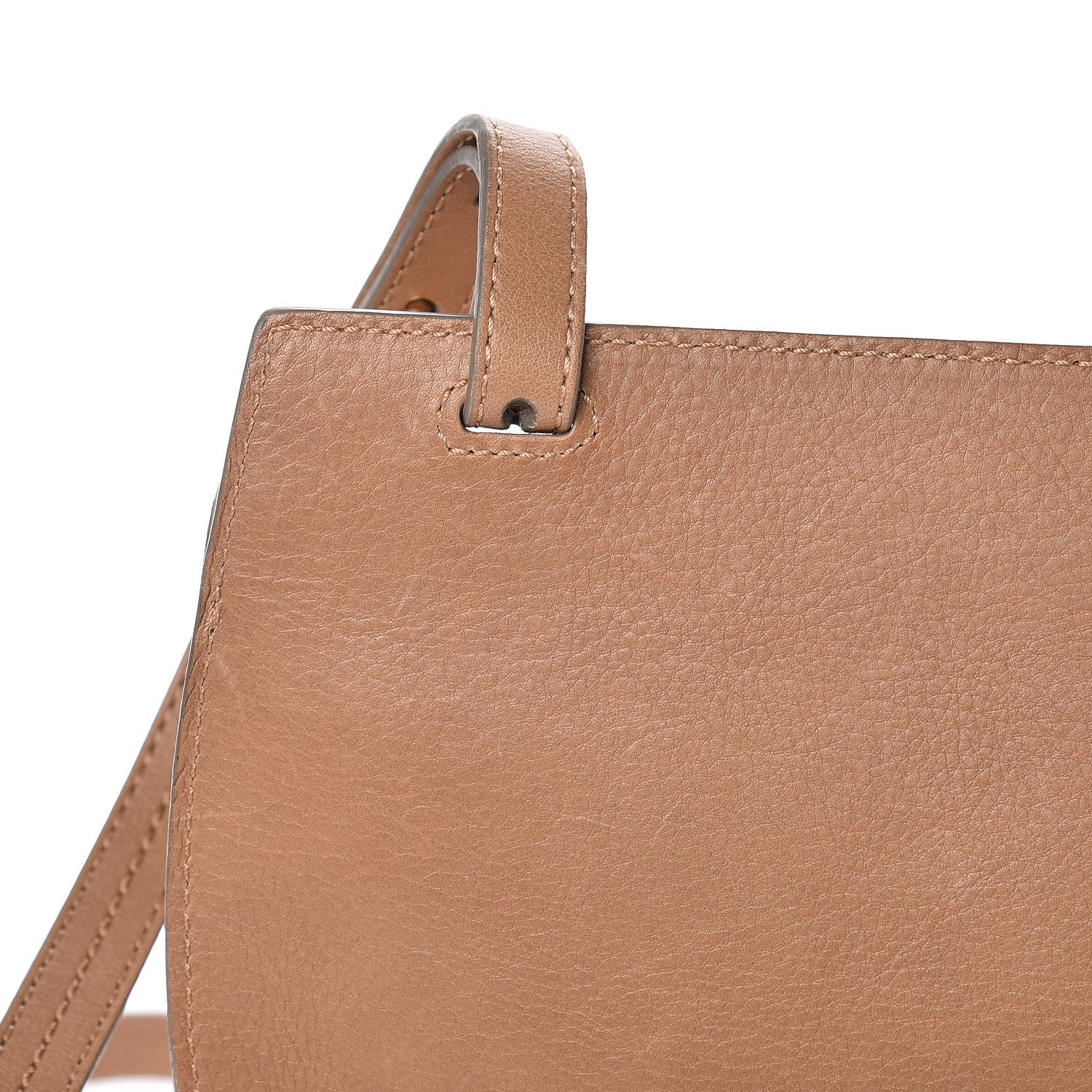 Chloe Calfskin Georgia Crossbody Bag Chestnut Cream 11 of 16