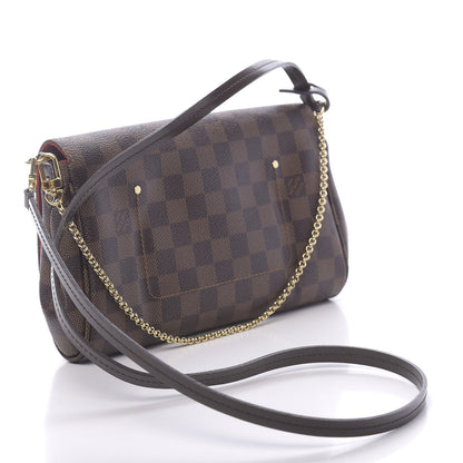 Louis Vuitton Damier Ebene Favorite MM 3 of 11