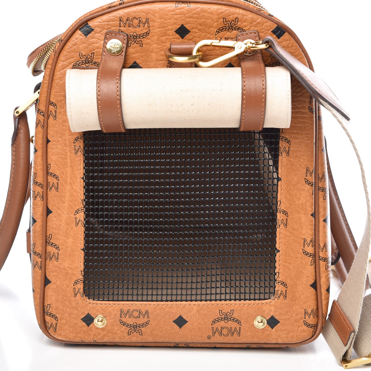 Visetos Medium Dog Carrier Cognac