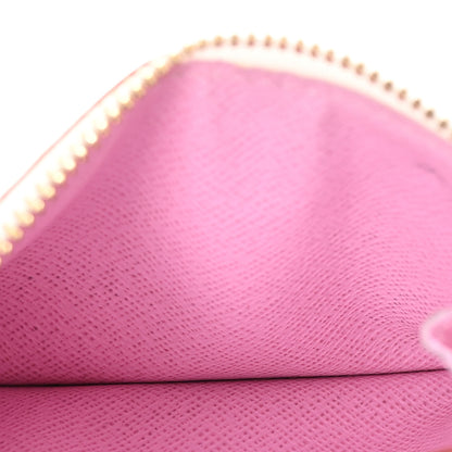 Louis Vuitton Monogram Multicolor Key Pouch White Litchi 5 of 6