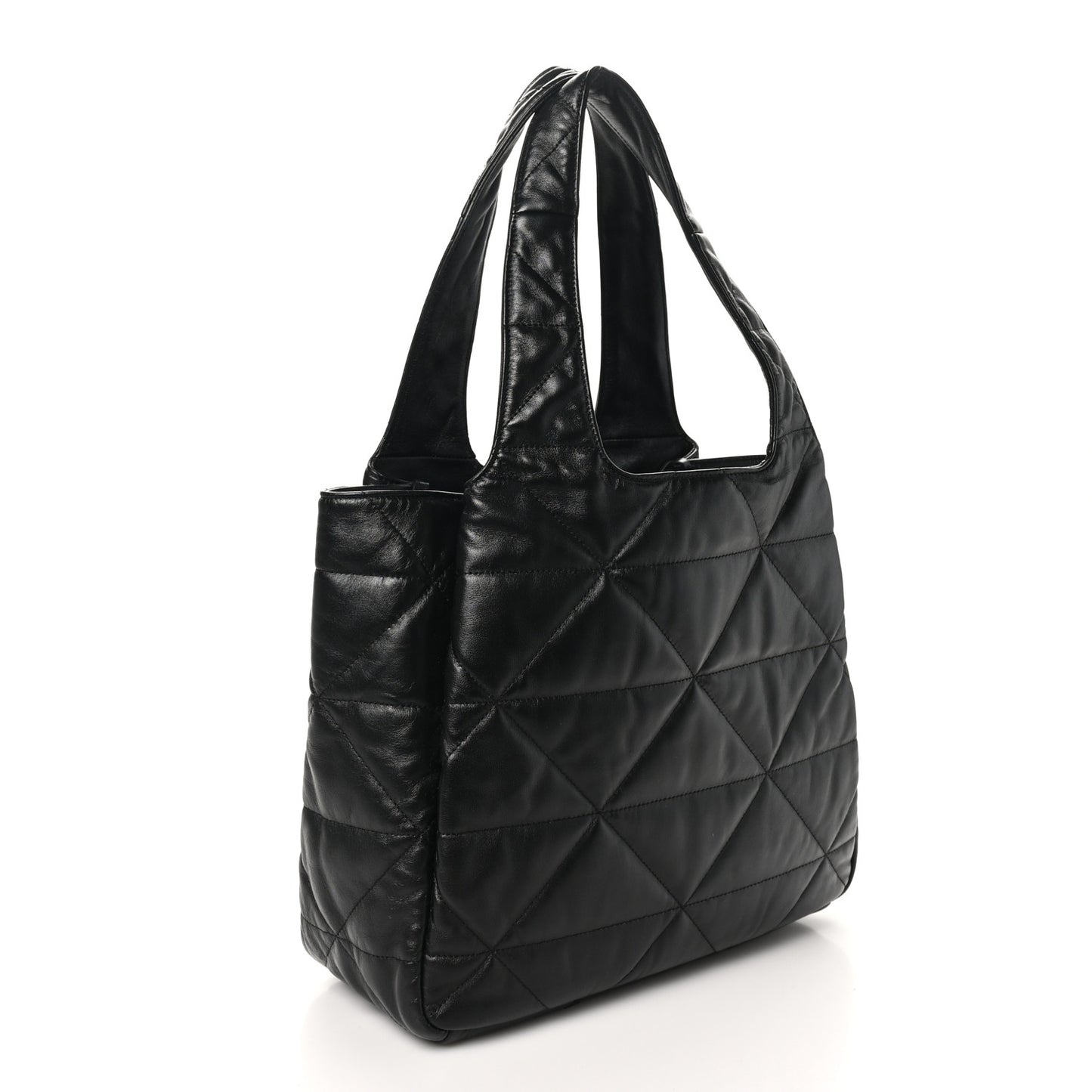 Nappa Quilted Medium Dynamique Tote Black
