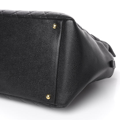 Chanel Caviar Quilted Grand Timeless Tote GTT Black 9 of 10