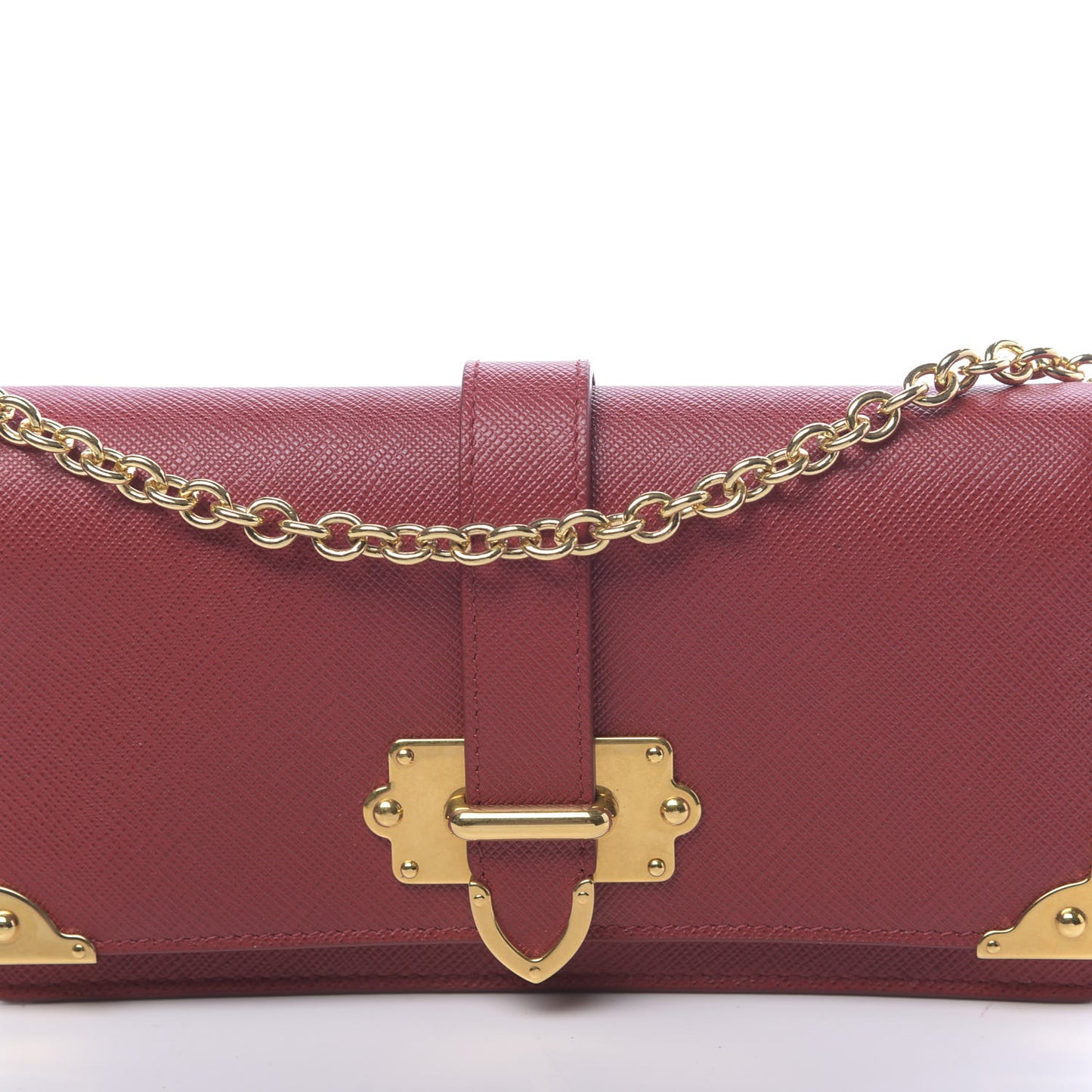 Saffiano Cahier Mini Bag Fuoco
