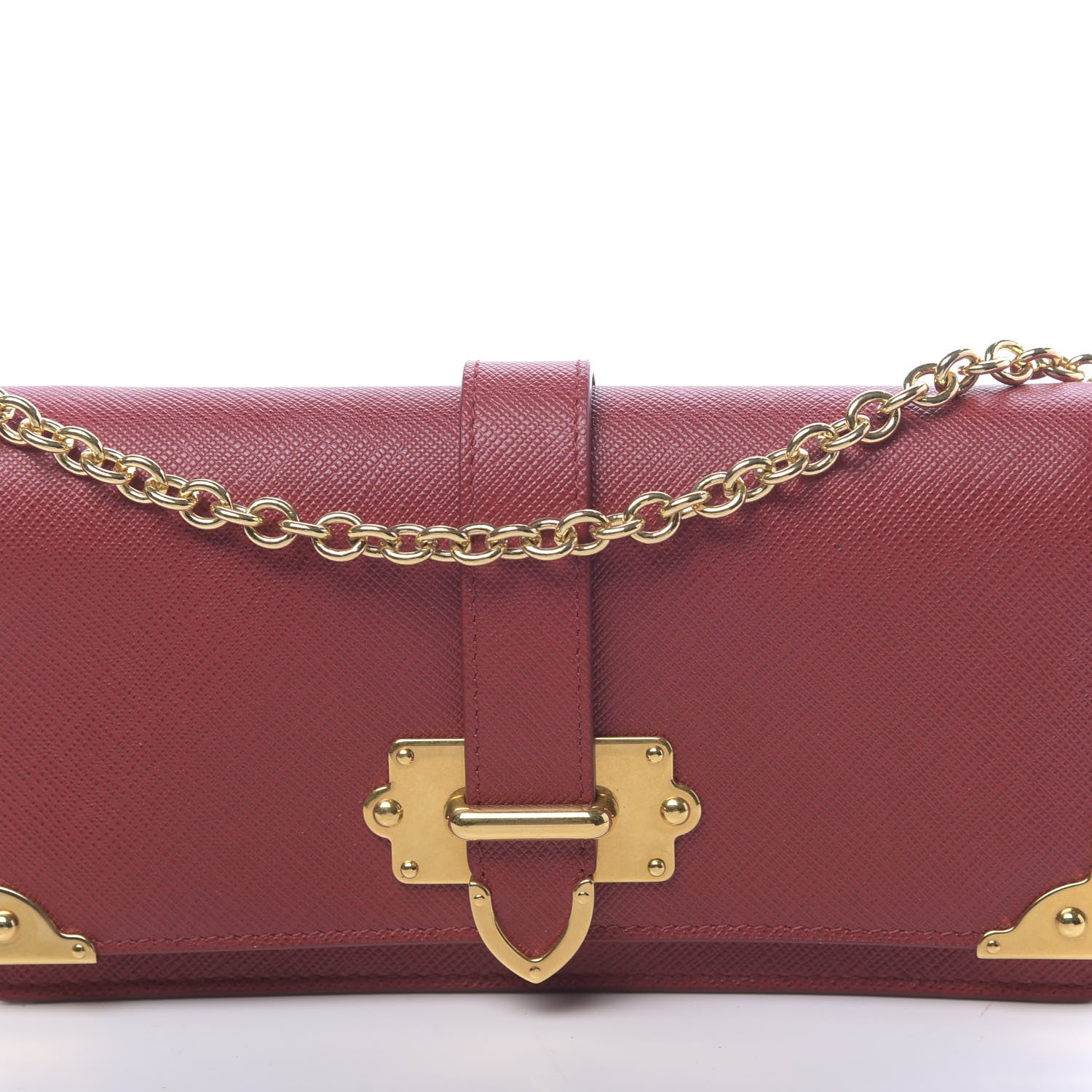 Prada Saffiano Cahier Mini Bag Fuoco 10 of 11