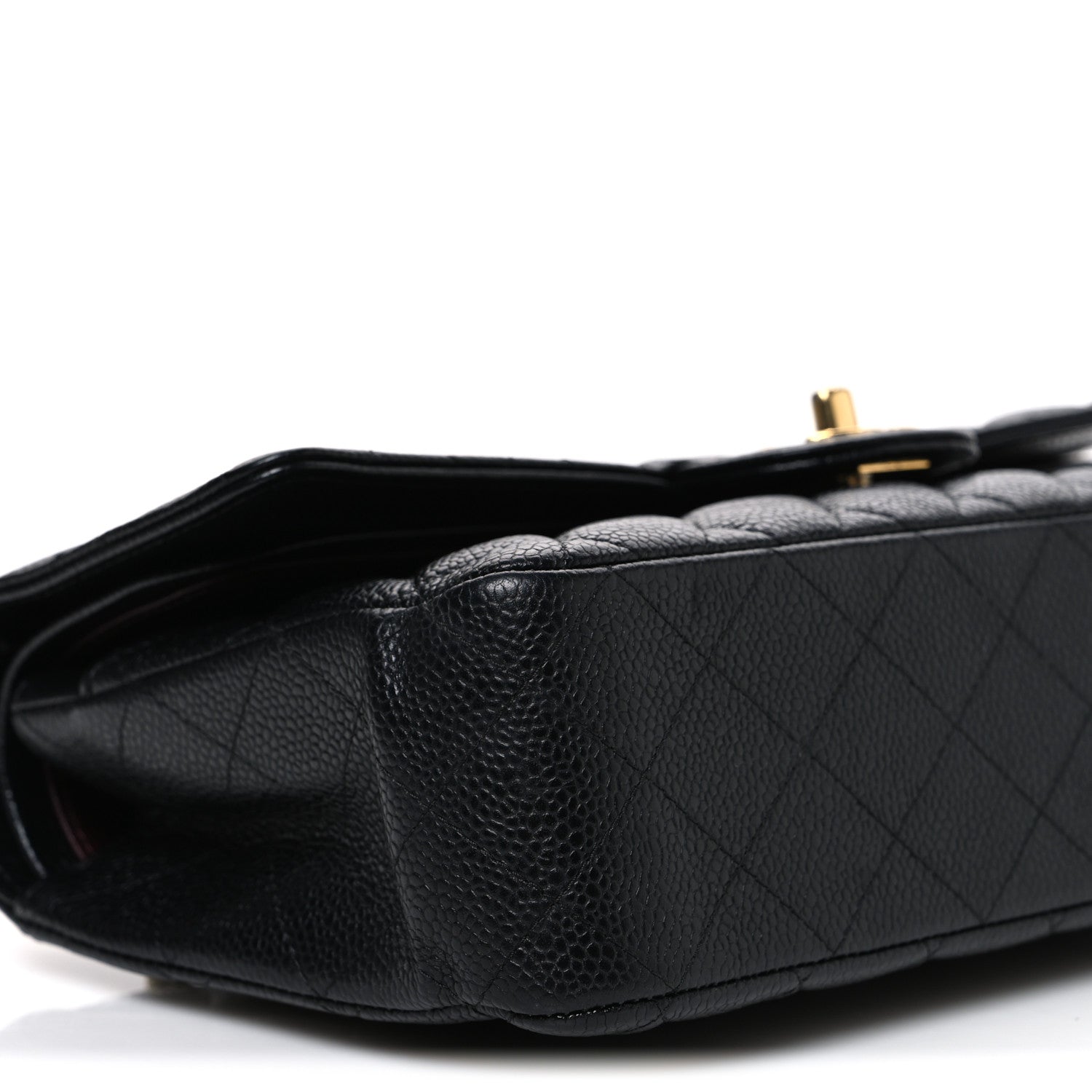 Chanel Caviar Quilted Medium Double Flap Black 8 of 9